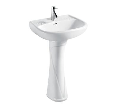 China Chinese manufacturer viable 485*400*780 with hand pedestal washbasin price for sale