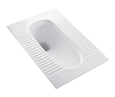 China Without Elbow Front And Back Drain With Elbow Front And Back Drain Ceramic System Squatting Pan Squat Toilet Flush System for sale