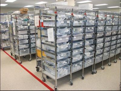 China Adjustable Chrome Metal Wire Shelving Rack for Hospital &Drugstore, NSF Approval for sale