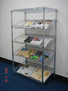 China NSF Adjustable Chrome Steel Storage Shelving for Office Used for sale