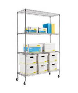 China Heavy Duty Office Storage Chrome Wire Shelving Factory, NSF Approval, Exporting to Over 50 Countries for sale