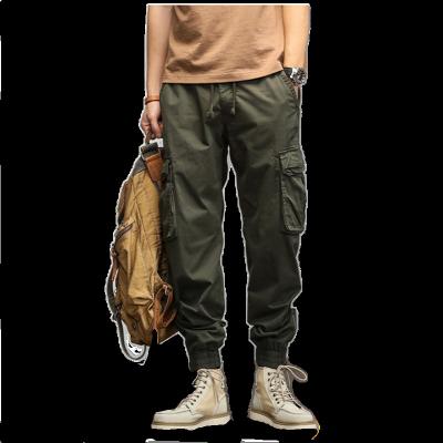 China Promotional Wholesale Custom QUICK DRY Plus Size Street Sports Cargo Pants Streetwear Hip Hop Pants Male for sale