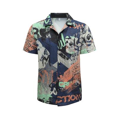 China Hot Selling Aloha Shirt Quick Dry Beach Casual Hawaiian Shirt Anti-pilling Men's Polynesian Casual Resort Shirt Wholesale Discount for sale