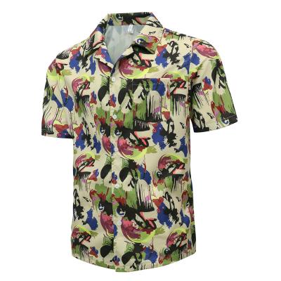 China Hawaiian Shirts Polynesian Fashion Anti-pilling Quick Dry Beach Wear New For Men's Wholesale Discount Summer Resort Casual Men's Shirts for sale