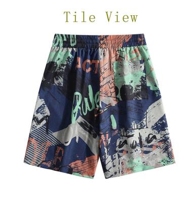 China factory good quality fashion Anti-wrinkle quick dry plus size shorts summer resort casual hawaiian shorts for sale