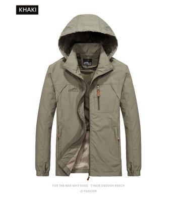 China Factory Wholesale Outdoor Men's Waterproof Windproof Men's Coat QUICK DRY Spring And Autumn Leisure Thin Jacket for sale