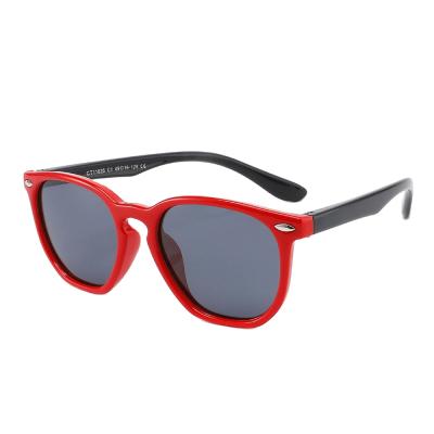 China Fashion sunglasses adjust soft plastic kids sunglasses 2021 boys and girls sunglasses for kids for sale