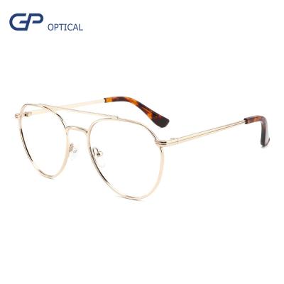 China OPTICAL FRAME fashion low MOQ metal diamond frame ready stock eyewear glasses custom fashion optical frames for sale