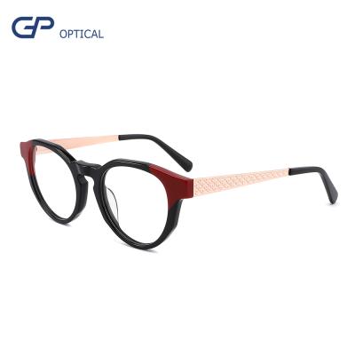 China Wholesale high quality OPTICAL lamination china glasses frame acetate glass monocle optical frames in ready for sale