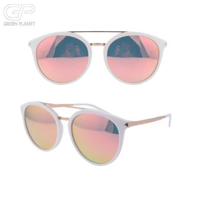 China Wholesale Metal Sunglasses Good Quality Fashion Acetate Metal Sunglasses for sale