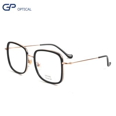 China New fashionable Acetate OPTICAL large frame optical frame metal customization manufactures design optical glass frames for sale