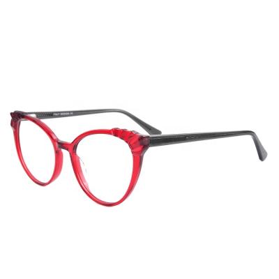 China New Arrival Multicolor Branded Acetate Optical Frames Prescription Glasses Optical Frames for sale