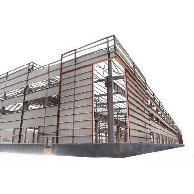 China Economic steel workshop insulation steel structure design fireproof factory fabricated light structural steel workshop for sale