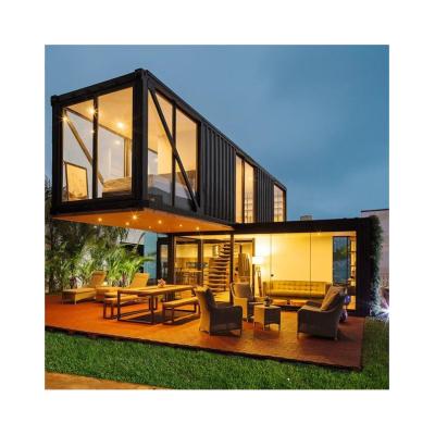 China Qingdao Modern Portable Steel Structure Fabaricator Custom Lightweight Homes Gauge Steel Villa for sale