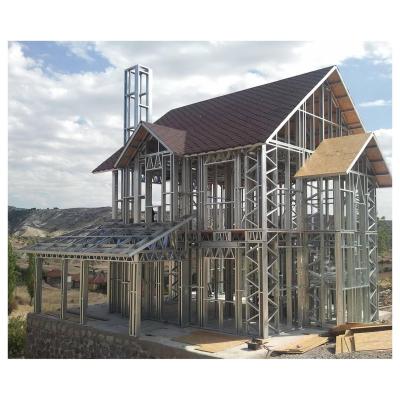 China China Modern Metal Production Luxury Light Gauge Villa LFS Building Steel House for sale