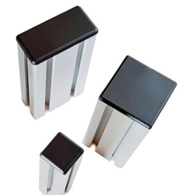 China Industry Aluminum Profile Industrial Aluminum Profile Fittings End Cap End Cap End Cover Plastic Profile End Plug for sale