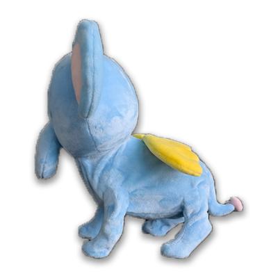 China Factory direct sale plush toy elephant blue forward retreat electric puppy children play for sale