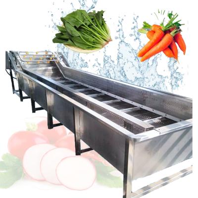 China Fruit processing factory price best fruit ozone vegetable washing full automatic fruit and vegetable washing peeling machine for sale