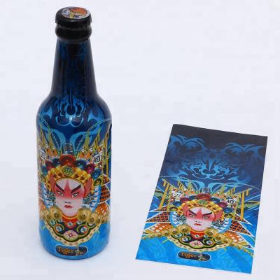 China Waterproof Cheap Price Shrink Labels For Water Beverage Bottle for sale