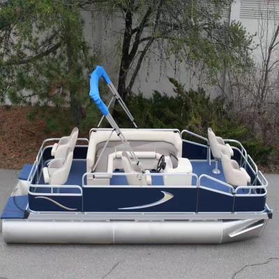 China Offshore 580 China Pontoon Boat Catamaran Pontoon , Water Sports Boat for sale