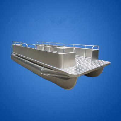 China 6.5m Quality Aluminum Aluminum Fishing Pontoon Boat for sale