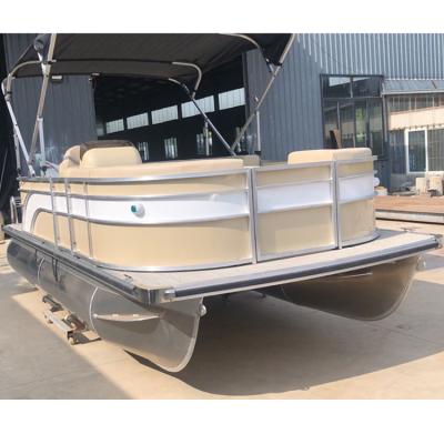 China Offshore pontoon boat for water party use for sale