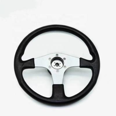 China Boat Use Cast 316 / 304 Stainless Steel Marine Accessories Boat Steering Wheel for sale