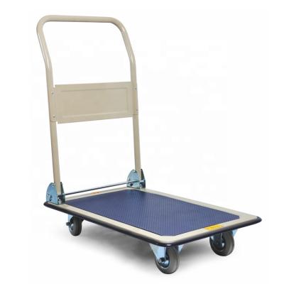 China 100kg Plastic Storage Platform Trolley for sale