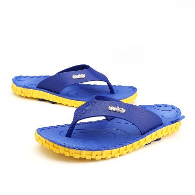 China Hot Selling Deodorization Customization Slippers Men Flops Sandals Flip Flops Custom Stain for sale