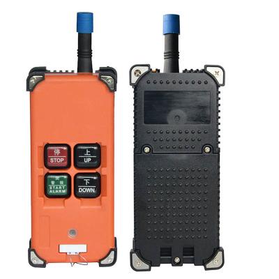 China Remote Control Crane Etc Tower Crane Housing Single-speed 4-Key Crane Switch Button Plastic Box Waterproof Wireless Electric Crane Industrial Radio for sale