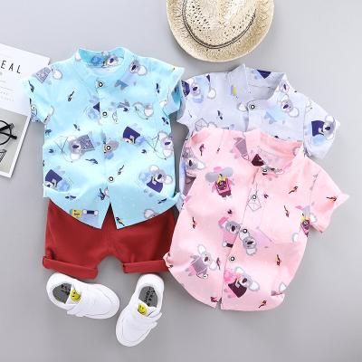 China Fashion\Comfortable\Durable Baby Boy Clothes Little Boy Summer Sports Casual Short Sleeve Suit Kids Clothes for sale