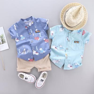 China Fashion\comfortable\durable baby boy clothes wholesale can be customized casual children's wear boys sports suit boys clothing sets short sleeve for sale