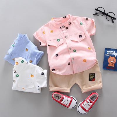 China Fashion\Baby Boy Comfortable\Durable Clothes Fashion Casual Children's Sports Suit Boys Short Sleeve Children Wear for sale