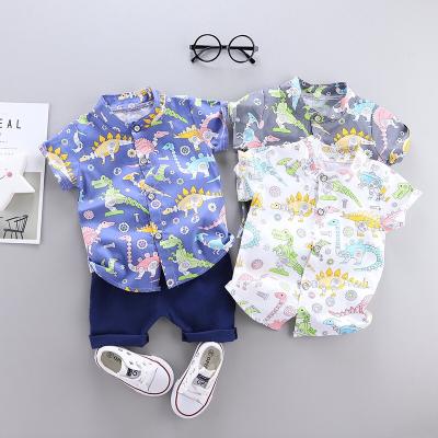 China Fashion \ baby boy comfortable \ durable clothes summer leisure fashion shorts sleeved children's suit manufacturers direct selling for sale