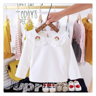 China Baby Anti-Pilling Long Sleeve T-Shirts For Girls Cotton Tops for sale