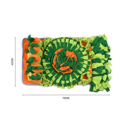 China Wholesale Hot Sale Squeaky Carrot Plush Slow Stocked Driver Pad Licking Mat For Dogs Pet Products for sale