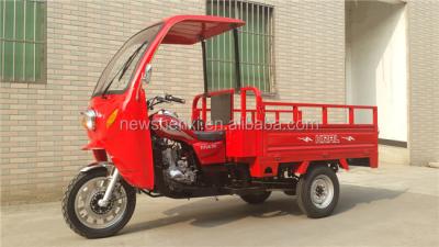 China Wholesale Hot Selling 200cc Cargo Big Power Motorized Water Cooling Cabin Motor Tricycle for sale