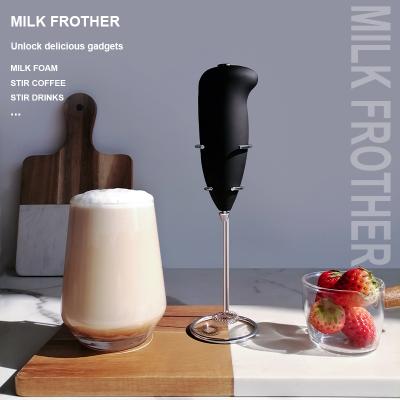 China Viable Hot Selling Electric Handheld Battery Operated Milk Frother Stainless Steel Coffee Milk Frother Maker for sale