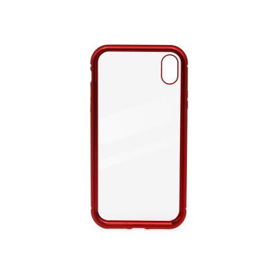 China Aluminum Protective Cell Phone Case Acrylic Transparent PC+metal Frame Phone Case for sale