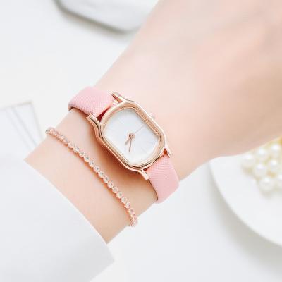 China Not specified wholesale classic women fashion alloy wristwatch girls quartz leather watches set for ladies for sale