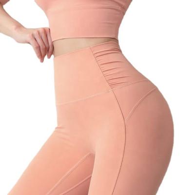 China NEW Naked Breathable Yoga Pants Women Butt Crac! crack! Seamless High Waist Fitness Legging Pants Gym Wear Clothes Yoga Wear for sale