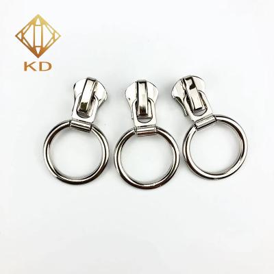 China Wholesale Metal #8 Zipper Slider Nickel Free Zipper Puller For Clothing Bags for sale