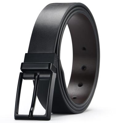 China High Quality Matte Classic Men Belt Business Cowhide Leather Casual Belt for sale