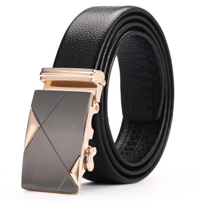 China Hot Selling Cowhide Men's Leather Belt Business Casual Dress Genuine Cowhide Belt With Suit Pants for sale