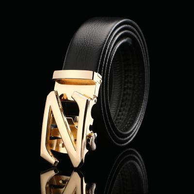 China Cow hide leather belt men's leather belt buckle business main joker wholesale cowhide belt for sale