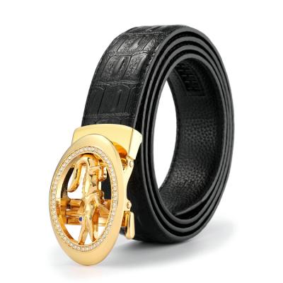 China ALLOY men's belts with automatic buckle belts, business casual dress belts for cars for sale