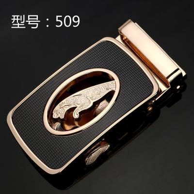 China Cowhide LOGO4.0cm Alloy Belt Buckle Customizable Wide Wholesale for sale