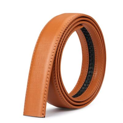 China Two-Layer Cowhide Leather Customized Logo Cowhide Leather Automatic Belt Band Body Buckle Belt Band for sale