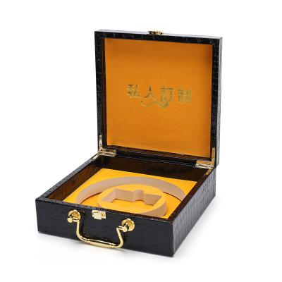 China China wooden belt box to send customers gifts status symbol belt wooden gift box for sale