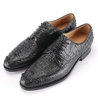 China Leather shoes autumn 2021 of the new durable crocodile leather men's shoes and summer business men's shoes for sale